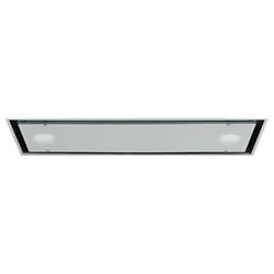 Smeg KSG74B 73cm Dolce Stil Novo Integrated Cooker Hood, Stainless Steel